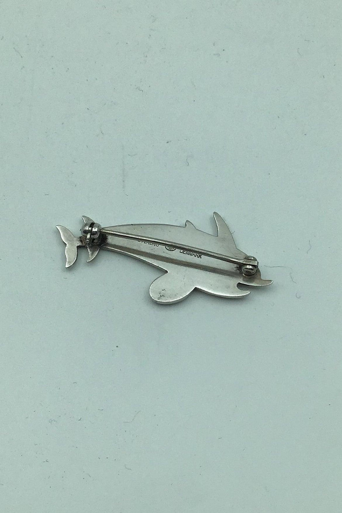 Georg Jensen Sterling Silver Brooch No 317 Dolphin