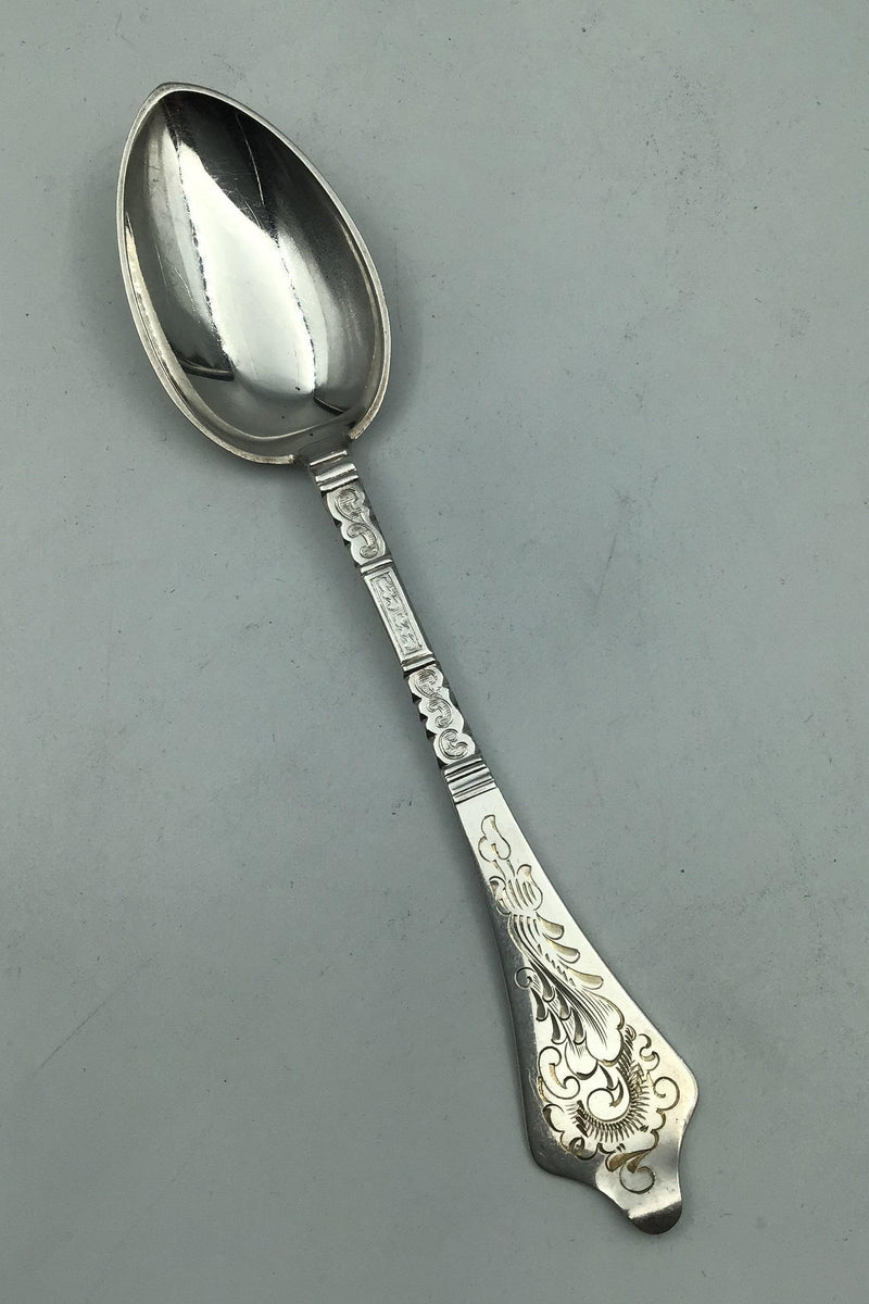 Horsens Sølv Antik Sølv Dessertske - Danam Antik