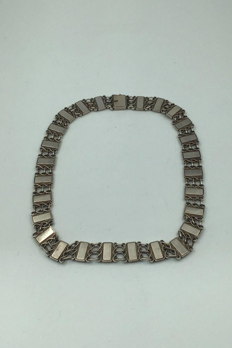 Georg Jensen Sterling Sølv Halskæde No 63 - Danam Antik