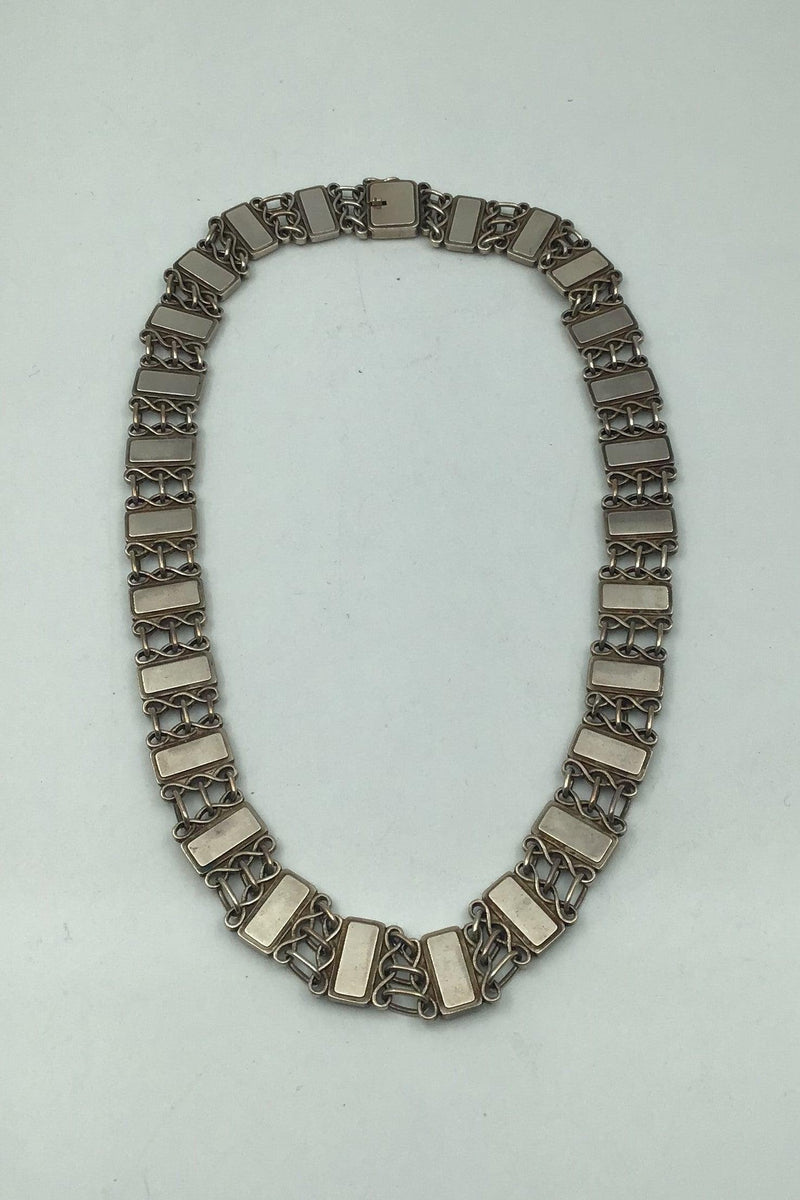 Georg Jensen Sterling Sølv Halskæde No 63 - Danam Antik