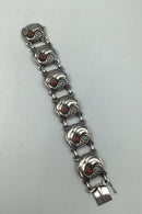 Georg Jensen Sterling Sølv Armlænke No. 19 Koral - Danam Antik
