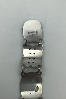 Georg Jensen Sølv Armlænke No. 14 Grønne Sten (1915-1930) - Danam Antik