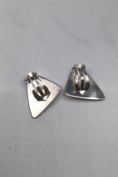 Georg Jensen Sterling Sølv Øreringe (Clips) - Danam Antik