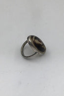 Wiwen Nilsson Sterling Sølv Ring med Porcelæns indlæg af Jais Nielsen eller Åke Holm R8 - Danam Antik