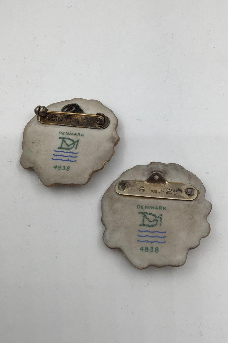 Royal Copenhagen Anton Michelsen Sterling Sølv Vedhæng og Broche - Danam Antik