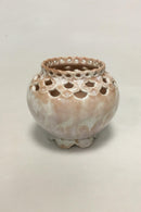 Royal Copenhagen Lyserød Krystalglasur Vase af Clements fra 1885-1890 - Danam Antik