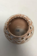 Royal Copenhagen Lyserød Krystalglasur Vase af Clements fra 1885-1890 - Danam Antik