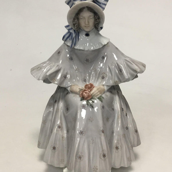 ロイヤルコペンハーゲン フィギュアNo.1785 バラを持つ女 クリスチャン