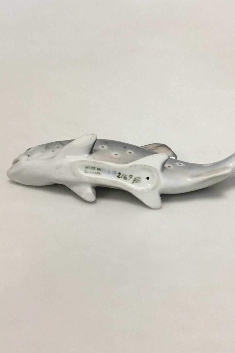 Bing & Grøndahl Figur af Ørred No 2169 - Danam Antik