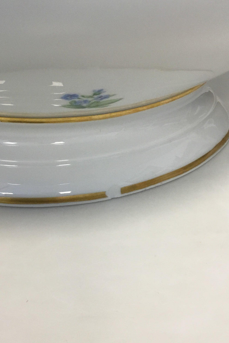 Royal Copenhagen Bellis og Følfod Terrin med låg og underfad No 9056 - Danam Antik