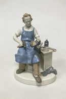 Gräfenthal Thüringen Tysk Porcelænsfigur af Skomager - Danam Antik