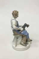 Gräfenthal Thüringen Tysk Porcelænsfigur af Skomager - Danam Antik