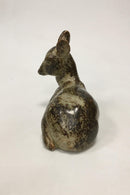 Royal Copenhagen Stentøjsfigur af liggende Hjortekid No 20506 - Danam Antik