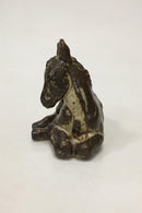 Royal Copenhagen Stentøjsfigur af liggende Hest No 21516 - Danam Antik