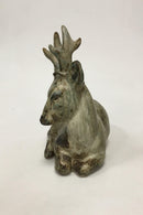 Royal Copenhagen Stentøjsfigur Liggende Hjort No 20507 - Danam Antik