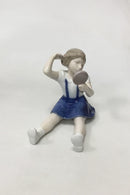 Bing & Grøndahl Figur af pige med spejl No 2318 - Danam Antik
