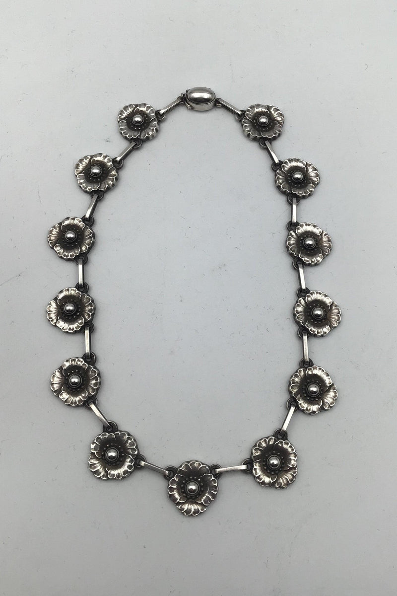 Georg Jensen Sterling Sølv Halskæde No 30A Måler 42,5cm / 16.73 inch Vejer 54,2 gram / 1.91 oz. - Danam Antik