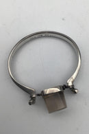 Georg Jensen Sterling Sølv Armring No 207 med Rutil Quartz Torun - Danam Antik