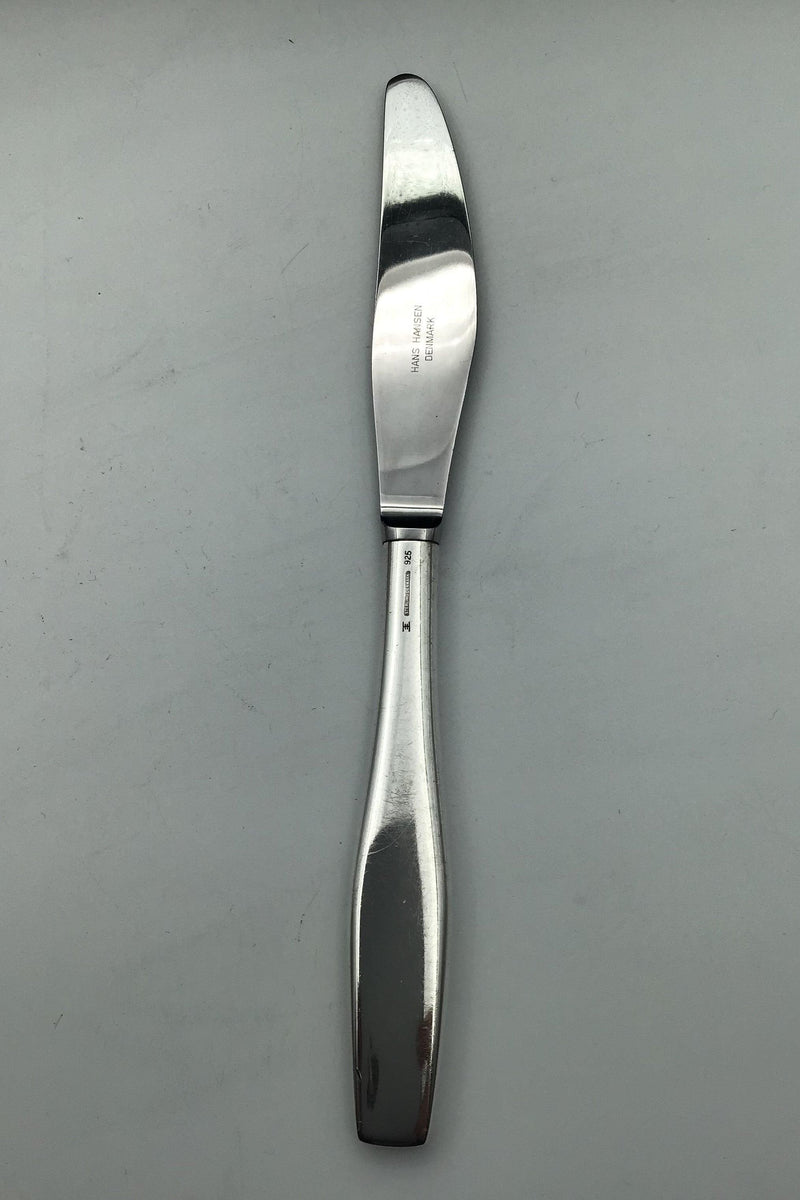 Hans Hansen Sterling Sølv Charlotte Bestiksæt 12 Personer (84 dele) - Danam Antik