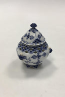 Royal Copenhagen Musselmalet Helblonde Sneglevase med låg No 1043 - Danam Antik