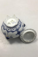 Royal Copenhagen Musselmalet Helblonde Sneglevase med låg No 1043 - Danam Antik