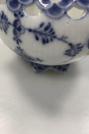 Royal Copenhagen Musselmalet Helblonde Sneglevase med låg No 1043 - Danam Antik