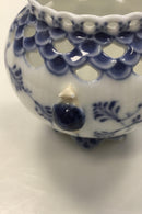 Royal Copenhagen Musselmalet Helblonde Sneglevase med låg No 1043 - Danam Antik