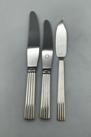 Georg Jensen Sterling Sølv Bernadotte Bestik Sæt 12 personer (156 dele) - Danam Antik