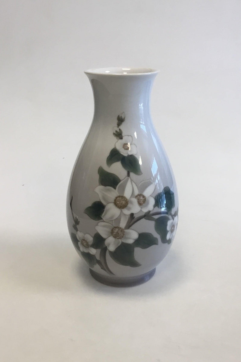 Bing & Grøndahl Art Nouveau Vase med blomsterdekoration No 420/5368 - Danam Antik