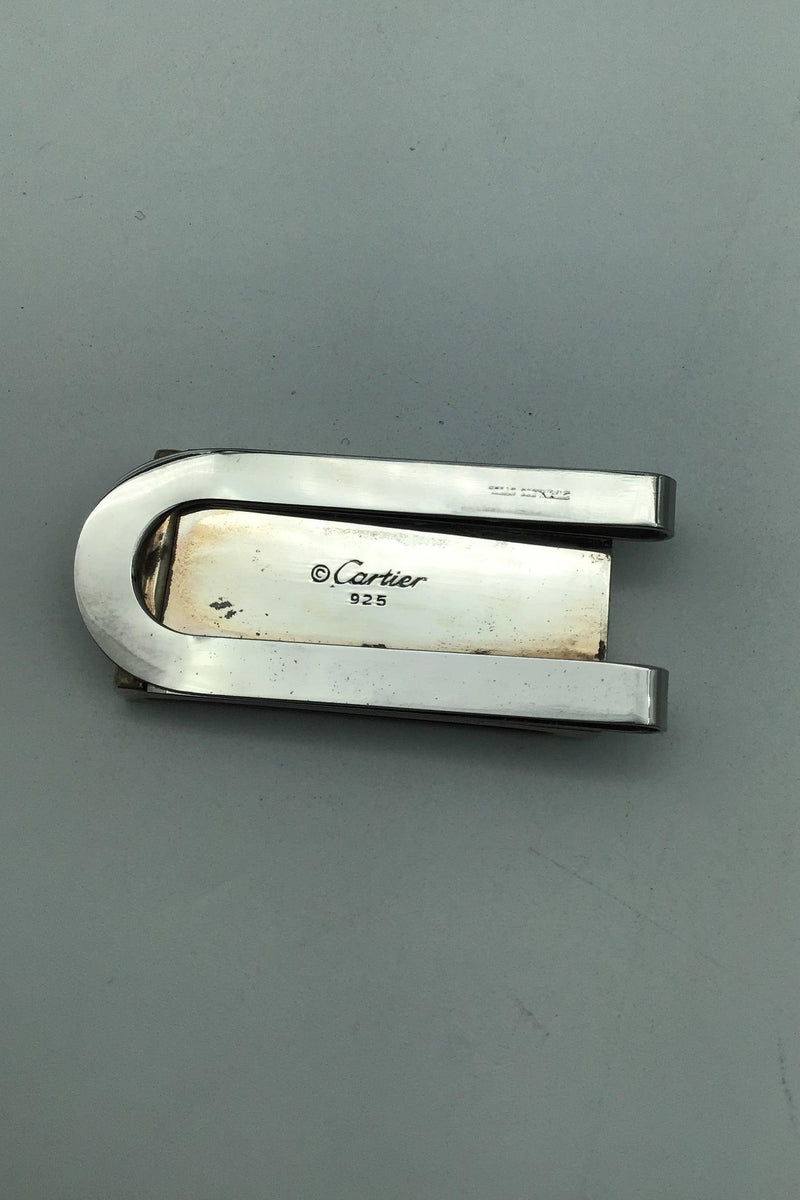 Cartier Sterling Sølv/Stål/Træ Penge clip - Danam Antik