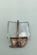 Lapponia Sterling Sølv /Acryl Broche Björn Weckström - Danam Antik