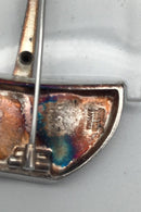 Lapponia Sterling Sølv /Acryl Broche Björn Weckström - Danam Antik