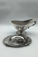 Georg Jensen Sterling Sølv Sovseskål No. 177 samt underfad No. 177 B. - Danam Antik