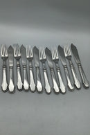 Svend Toxværd Sølv Christiansborg Fiskebestiksæt 6 personer (12 dele) - Danam Antik