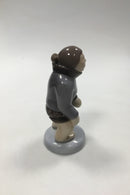 Bing & Grøndahl Figur af Eskimo Grønlandsk Kvinde No 2414 - Danam Antik