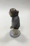 Bing & Grøndahl Figur af Eskimo Grønlandsk Kvinde No 2414 - Danam Antik