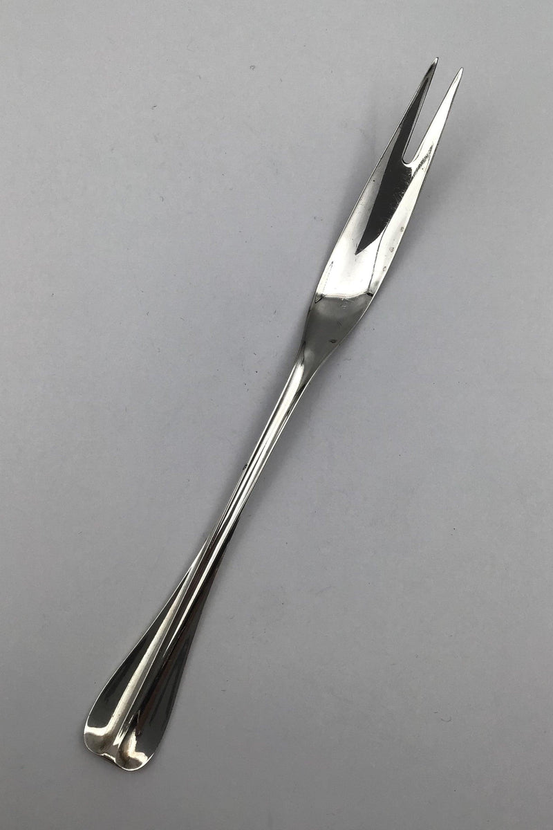 Horsens Sølv Kent Sølv Stegegaffel Måler 20.5 cm (8.07 inch) - Danam Antik