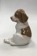 Royal Copenhagen Figur af siddende pointer No 1453/259 - Danam Antik