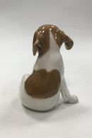 Royal Copenhagen Figur af siddende pointer No 1453/259 - Danam Antik