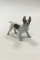 Royal Copenhagen figur af Boston terrier No 1457 - Danam Antik