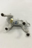 Royal Copenhagen figur af Boston terrier No 1457 - Danam Antik