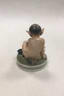 Royal Copenhagen Figur Faun med Kanin No 439 - Danam Antik