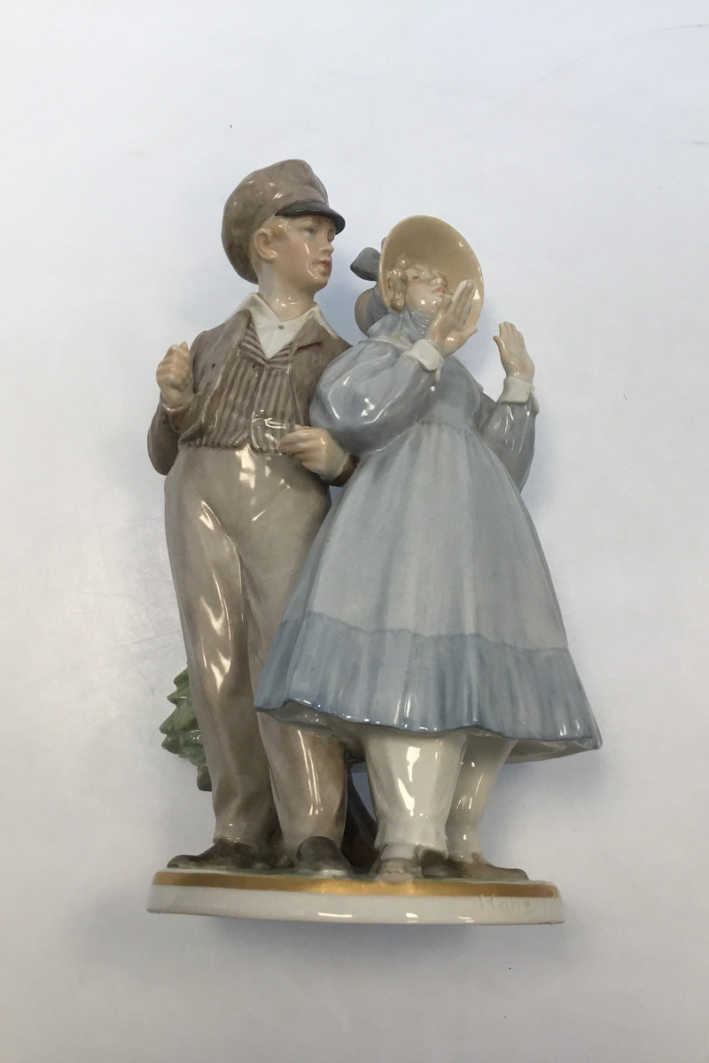 Royal Copenhagen Juliane Marie Overglasur figur No 1783 Hans og Trine - Danam Antik