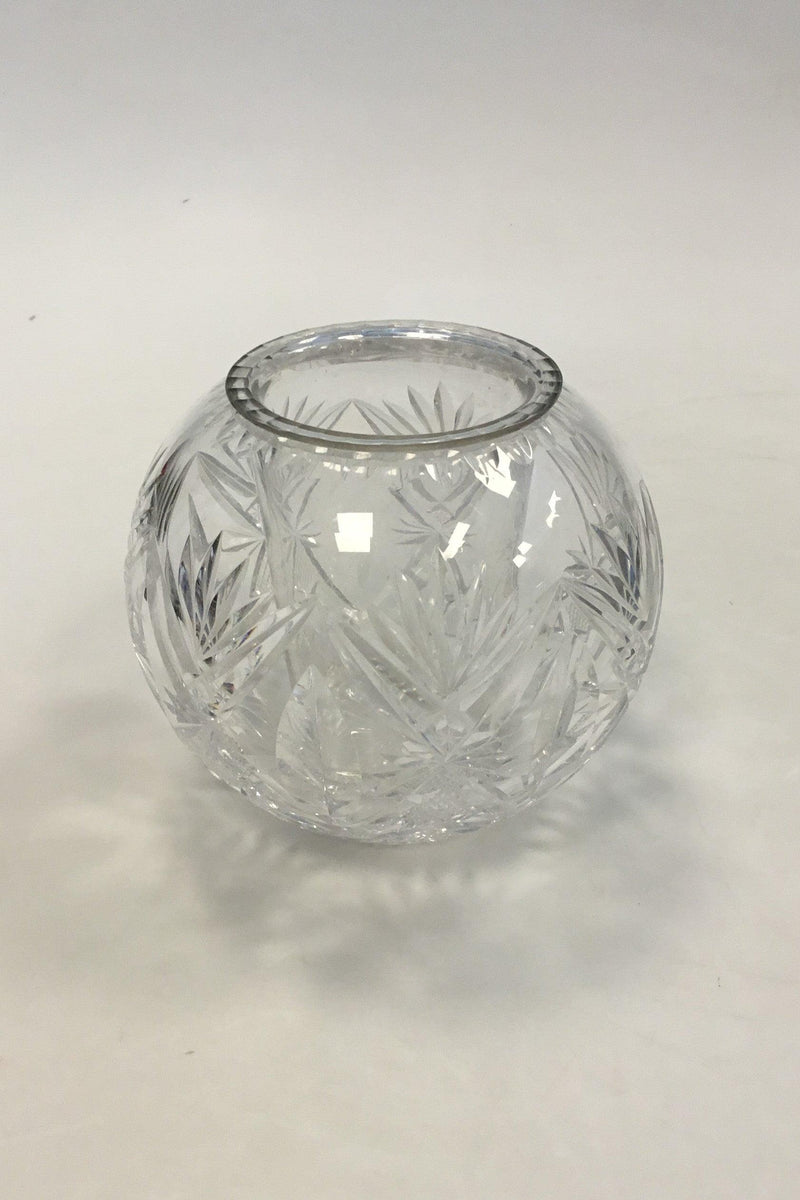 Holmegaard Krystalglas Kugleformet Vase - Danam Antik