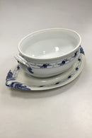 Royal Copenhagen Rosenknop Terrin u/låg No 8034 med underfad No 8035 - Danam Antik