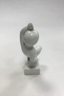 Bing & Grøndahl Blanc de Chine Figur Forskrækkelsen No 2232 - Danam Antik