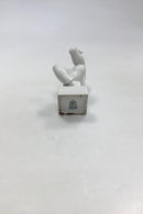 Bing & Grøndahl Blanc de Chine Figur Forskrækkelsen No 2232 - Danam Antik