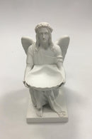 Royal Copenhagen Biscuitfigur 'Dåbens engel' - Danam Antik