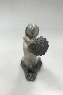 Royal Copenhagen Figur Faun med Papegøje No 752 - Danam Antik