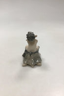 Royal Copenhagen Figur af Faun på Skildpadde No 858 - Danam Antik